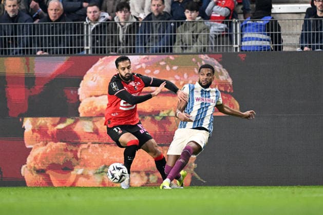 Stade Rennais FC v Le Havre Athletic Club - Ligue 1 McDonald s 2025 2026 11 Mousa TAMARI (srfc) - 07 Loic NEGO (hac) during the Ligue 1 McDonald s match between Rennes and Le Havre at Roazhon Park on January 18, 2026 in Rennes, France. Rennes France  Copyright: xFEPx 776348255