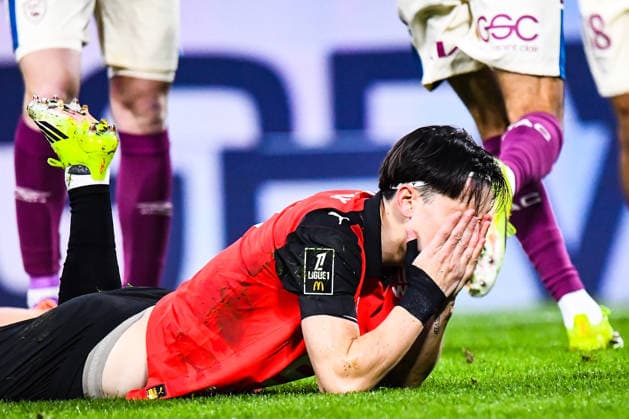 FOOTBALL : Stade Rennais vs Havre AC - Ligue 1 - JournÃ e 18 - 18 01 2026 Esteban Lepaul (Stade Rennais) RennesFrance  Copyright: xBaptistexAutissierx
