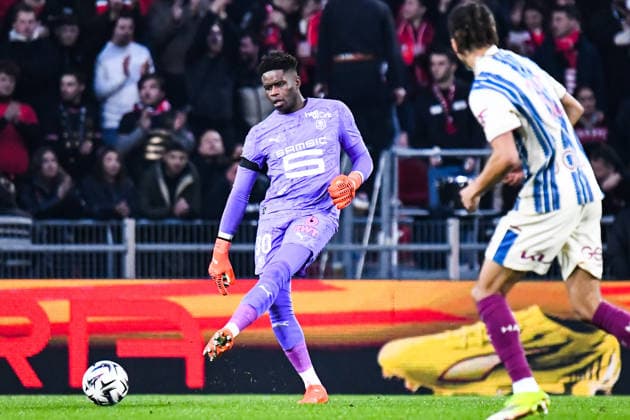 FOOTBALL : Stade Rennais vs Havre AC - Ligue 1 - JournÃ e 18 - 18 01 2026 Brice Samba (Stade Rennais) RennesFrance  Copyright: xBaptistexAutissierx