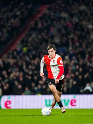 Eredivisie: Feyenoord Rotterdam v Sparta Rotterdam Rotterdam - Leo Sauer of Feyenoord during the nineteenth competition round of the 2025 2026 Eredivisie season. The match is set between Feyenoord Rotterdam and Sparta Rotterdam at Stadion Feijenoord De Kuip on 18 January 2026 in Rotterdam, The Netherlands. Copyright: xTomxBodex