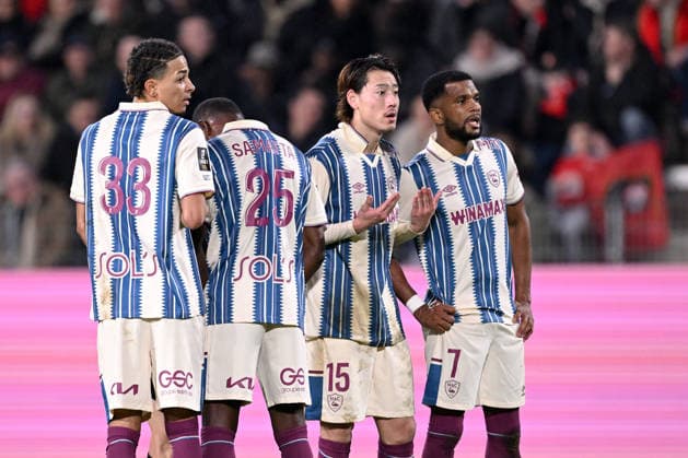 Stade Rennais FC v Le Havre Athletic Club - Ligue 1 McDonald s 2025 2026 35 Kenny QUETANT (hac) - 15 Ayumu SEKO (hac) - 07 Loic NEGO (hac) during the Ligue 1 McDonald s match between Rennes and Le Havre at Roazhon Park on January 18, 2026 in Rennes, France. Rennes France  Copyright: xFEPx 776348255
