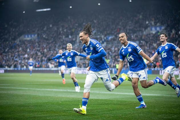 FOOTBALL: Ligue 1 Racing Strasbourg (RCS) vs Metz FC. 18 01 2026 Stade de la Meinau - Strasbourg Joie des joueurs de l equipe de Racing Strasbourg apres le but de Diego Moreira 7 (RCS)  Copyright: xElyxandroxCEGARRAx