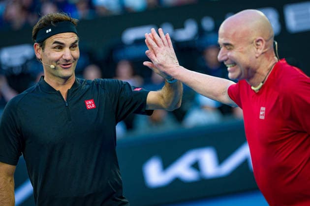 TENNIS : Open Australie 2026 - Melbourne - 18 01 2026 Andre Agassi - Australian Open - Melbourne - 1826 MELBOURNE  Copyright: xSportxPZx