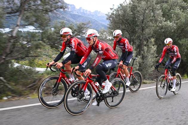 Lotto Intermarche Cycling Team Winter Training Camp 2026 L ALFAS DEL PI, SPAIN - JANUARY 18 : pictured during a training session at the Lotto Intermarche UCI World Team winter stage camp at the Albir Garden Resort Hotel as part of the preparation for the new 2026 season on January 18, 2026 in L Alfas del Pi, Spain, 18 01 2026 L Alfas del Pi Spain  Copyright: xVincentxKalutx