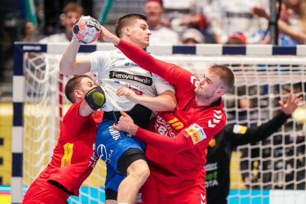 European Handball Championship, Montenegro Faroe Islands Baerum 20260118 The European Championship handball match between the Faroe Islands and Montenegro in Unity arena Photo Cornelius Poppe NTB Baerum Norway EDITORIAL USE ONLY RESTRICTED USE FOR BETTING COMPANIES  Copyright: xCorneliusxPoppex xNTBx