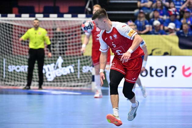 KRISTIANSTAD, SVERIGE 20260118 Poland s Michal Olejniczak in action during the 2026 EHF European Men s Handball Championship (the EHF Euro 2026) match between Poland and Iceland at Kristianstad Arena, in Kristianstad, Sweden, on January 18, 2026. KRISTIANSTAD SVERIGE x50090x