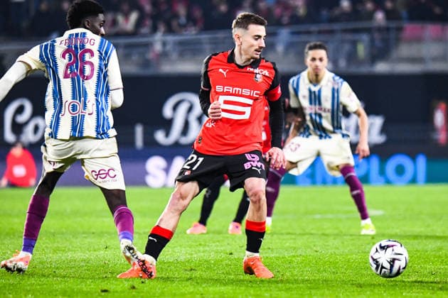 FOOTBALL : Stade Rennais vs Havre AC - Ligue 1 - JournÃ e 18 - 18 01 2026 Valentin Rongier (Stade Rennais) RennesFrance  Copyright: xBaptistexAutissierx