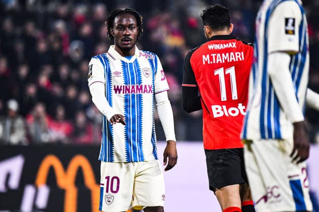 FOOTBALL : Stade Rennais vs Havre AC - Ligue 1 - JournÃ e 18 - 18 01 2026 Felix Mambimbi (AC Le Havre) RennesFrance  Copyright: xBaptistexAutissierx