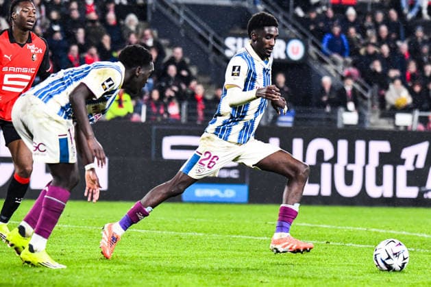 FOOTBALL : Stade Rennais vs Havre AC - Ligue 1 - JournÃ e 18 - 18 01 2026 Simon Ebonog (AC Le Havre) RennesFrance  Copyright: xBaptistexAutissierx