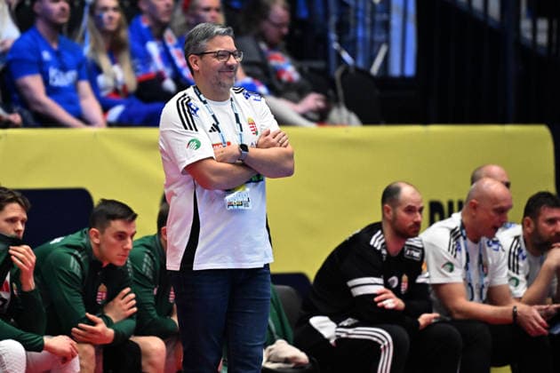 KRISTIANSTAD, SVERIGE 20260118 Hungary s coach JosÃ Rodriguez during the 2026 EHF European Men s Handball Championship (the EHF Euro 2026) match between Italy and Hungary at Kristianstad Arena, in Kristianstad, Sweden, on January 18, 2026. KRISTIANSTAD SVERIGE x50090x