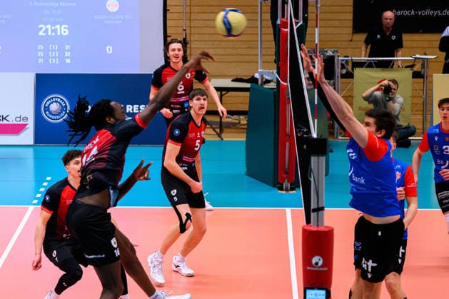 Ludwigsburg: 1. BLM - 25 26 - MTV Ludwigsburg - SSC Karlsruhe Nyherowo Omene (Ludwigsburg) Ludwigsburg Innenstadtsporthalle Baden-Württemberg Deutschland