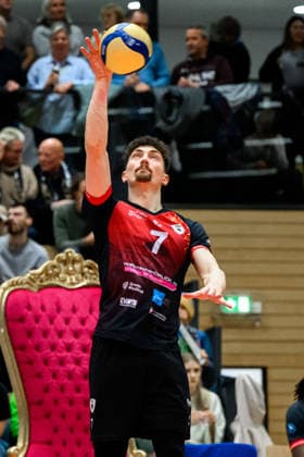 Ludwigsburg: 1. BLM - 25 26 - MTV Ludwigsburg - SSC Karlsruhe Tim Koepfli Köpfli (Ludwigsburg) Ludwigsburg Innenstadtsporthalle Baden-Württemberg Deutschland
