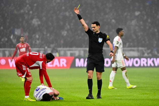 Olympique Lyonnais v Stade Brestois 29 - Ligue 1 McDonald s 2025 2026 10 Romain DEL CASTILLO (sb29) - 03 Nicolas TAGLIAFICO (ol) during the Ligue 1 McDonald s match between Lyon and Brest at Groupama Stadium on January 18, 2026 in Lyon, France. Lyon France  Copyright: xFEPx 776348250
