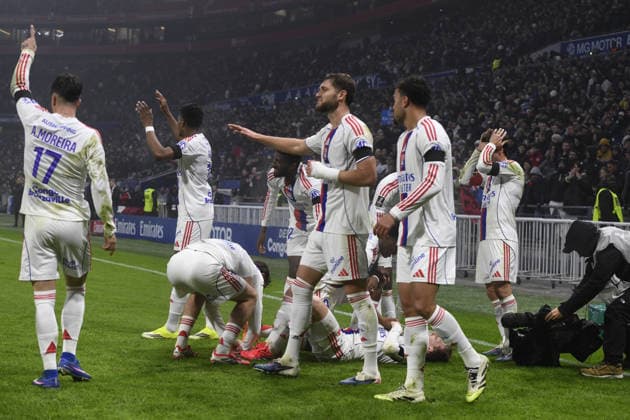 Football : Olympique lyonnais vs Brest - ligue 1 - 18 01 2026 Pavel SULC of Olylpmique Lyonnais scoring goal during the French ligue 1 match between Olympique Lyonnais and Stade Francis-Le Ble (Brest) at Groupama Stadium Decines Charpieu Lyon on January 18, 2025 , France LYONFrance  Copyright: xx