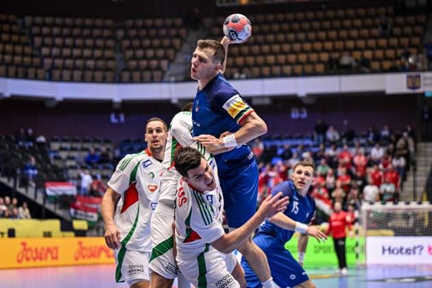 Marco Mengon of Italy during Men s EHF Euro 2026 - Italy vs Hungary, Handball match in Kristianstad, Sweden, January 18 2026  Copyright: xLuigixCanu IPAxSportx xipa-agency.netx xx IPA_70268100 IPA_Agency_IPA70268100
