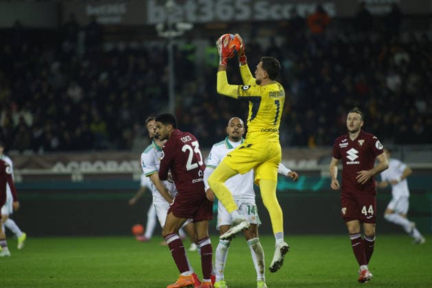 CALCIO - Serie A - Torino FC vs AS Roma Alberto Paleari of Torino FC during the Italian Serie A, 2025 26 season, football match between Torino FC and AS Roma on 18 January 2026, at Stadio Olimpico Grande Torino, Italy. Photo Nderim KACELI Turin Italy  Copyright: xIPAxSport ABACAx