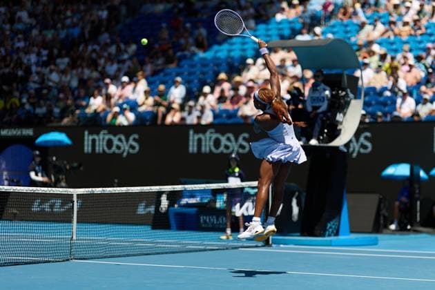 Coco Gauff of the United States of America Australian Open tennis tournament, Day Two, Melbourne Park, Australia - 19 Jan 2026Melbourne Melbourne Park Victoria (VIC) Australia  Copyright: xRachelxBach Shutterstockx 16303002n
