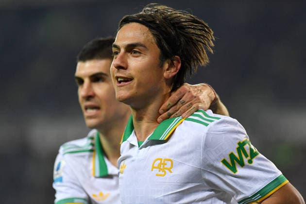 CALCIO - Serie A - Torino FC vs AS Roma Paulo Dybala of Roma AS celebrates after scoring a goal during Serie A 2024 25 match between Torino FC and of AS Roma at Olimpico Grande Torino Stadium on January 18, 2026 in Turin, Italy - ph Giuliano Marchisciano Turin Italy  Copyright: xIPAxSport ABACAx