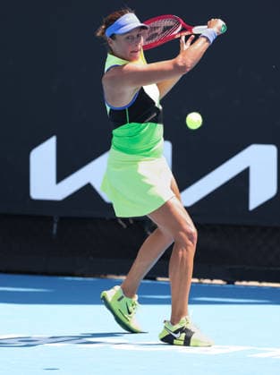 Tatjana Maria (GER), Australian Open 2023, Melbourne Park, Melbourne, Victoria, Australia. Copyright: xJuergenxHasenkopfx