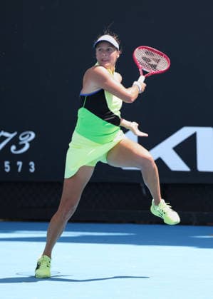 Tatjana Maria (GER), Australian Open 2023, Melbourne Park, Melbourne, Victoria, Australia. Copyright: xJuergenxHasenkopfx