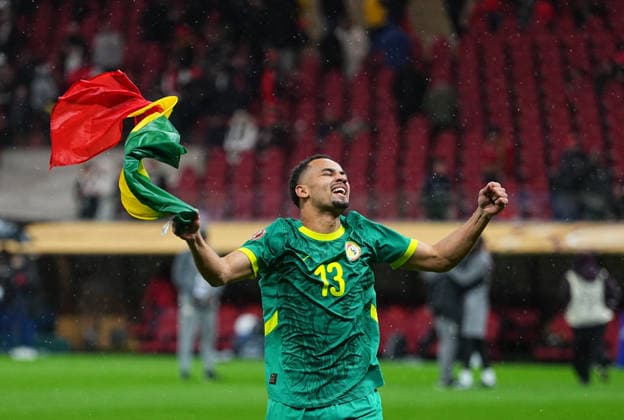 Iliman Cheikh Baroy Ndiaye (Senegal) celebrate during the Africa Cup Of Nations match between Morocco and Senegal at Prince Moulay Abdellah Stadium on January 19, 2026 in Rabat, Morocco. (Photo by Thor Wegner DeFodi Images) - *** Iliman Cheikh Baroy Ndiaye Senegal celebrate during the Africa Cup Of Nations match between Morocco and Senegal at Prince Moulay Abdellah Stadium on January 19, 2026 in Rabat, Morocco Photo by Thor Wegner DeFodi Images