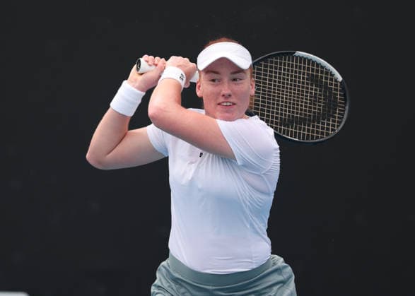 Ella Seidel (GER), Australian Open 2023, Melbourne Park, Melbourne, Victoria, Australia. Copyright: xJuergenxHasenkopfx