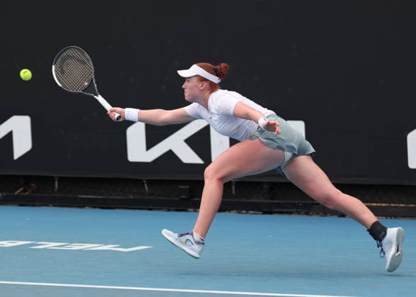 Ella Seidel (GER), Australian Open 2023, Melbourne Park, Melbourne, Victoria, Australia. Copyright: xJuergenxHasenkopfx