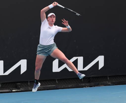 Ella Seidel (GER), Australian Open 2023, Melbourne Park, Melbourne, Victoria, Australia. Copyright: xJuergenxHasenkopfx
