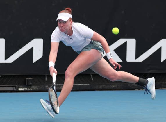 Ella Seidel (GER), Australian Open 2023, Melbourne Park, Melbourne, Victoria, Australia. Copyright: xJuergenxHasenkopfx