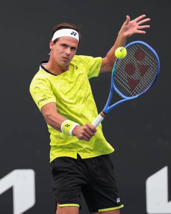 Daniel Altmaier (GER), Australian Open 2023, Melbourne Park, Melbourne, Victoria, Australia. Copyright: xJuergenxHasenkopfx