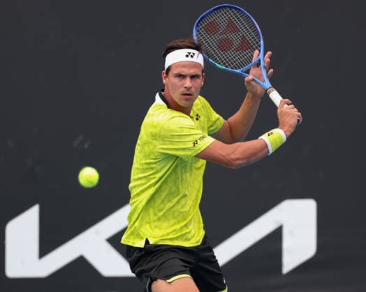 Daniel Altmaier (GER), Australian Open 2023, Melbourne Park, Melbourne, Victoria, Australia. Copyright: xJuergenxHasenkopfx