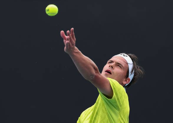 Daniel Altmaier (GER), Australian Open 2023, Melbourne Park, Melbourne, Victoria, Australia. Copyright: xJuergenxHasenkopfx