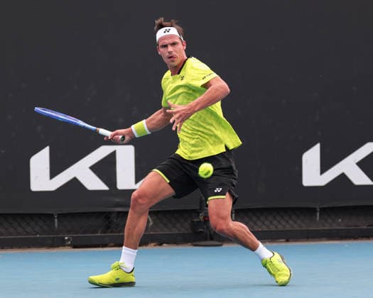 Daniel Altmaier (GER), Australian Open 2023, Melbourne Park, Melbourne, Victoria, Australia. Copyright: xJuergenxHasenkopfx
