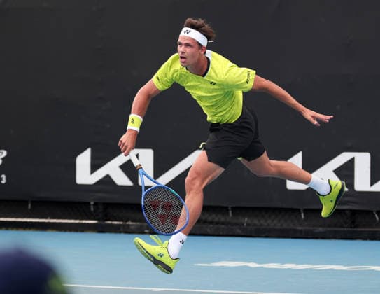 Daniel Altmaier (GER), Australian Open 2023, Melbourne Park, Melbourne, Victoria, Australia. Copyright: xJuergenxHasenkopfx