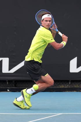 Daniel Altmaier (GER), Australian Open 2023, Melbourne Park, Melbourne, Victoria, Australia. Copyright: xJuergenxHasenkopfx