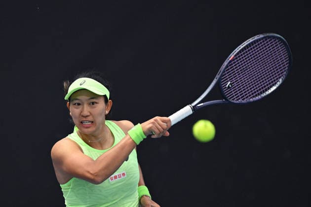 TENNIS AUSTRALIAN OPEN, Moyuka Uchijima of Japan in action during the Women™s 1st round match against Solana Sierra of Argentina on day 2 of the 2026 Australian Open tennis tournament at Melbourne Park in Melbourne, Monday, January 19, 2026. ( NO ARCHIVING MELBOURNE VICTORIA AUSTRALIA  Copyright: xJAMESxROSSx 20260119185277089990