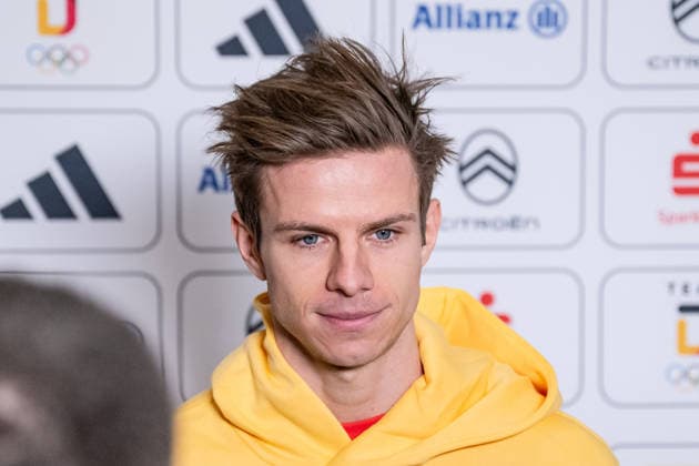 Andreas Wellinger (DOSB-Olympiakader Deutscher Ski Verband DSV, Skispringen) beim Interview Portrait Portraet GER, DOSB Olympia-Einkleidung Team Deutschland, Mailand Cortina 2026, 19.01.2026. GER, DOSB Olympia-Einkleidung Team Deutschland, Mailand Cortina 2026, 19.01.2026. Muenchen *** Andreas Wellinger DOSB Olympic Squad German Ski Association DSV, Ski Jumping Interview Portrait Portraet GER, DOSB Olympic Dressing Team Germany, Milan Cortina 2026, 19 01 2026 GER, DOSB Olympic Dressing Team Germany, Milan Cortina 2026, 19 01 2026 Munich Copyright: xEibner-Pressefoto FranzxFeinerx EP_HFR