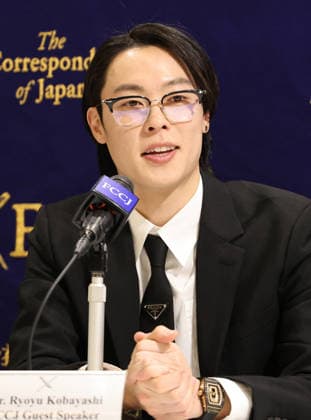 January 19, 2026, Tokyo, Japan - Japanese Ski jumping, Skispringen, Ski, nordisch gold medalist Ryoyu Kobayashi speaks at the Foreign Correspondents Club of Japan in Tokyo on Monday, January 19, 2026. Kobayashi is heading to this year s Milan-Cortina Winter Olympics in Italy. (photo by Yoshio Tsunoda AFLO) Noxthirdxpartyxsales  aflo_316632549