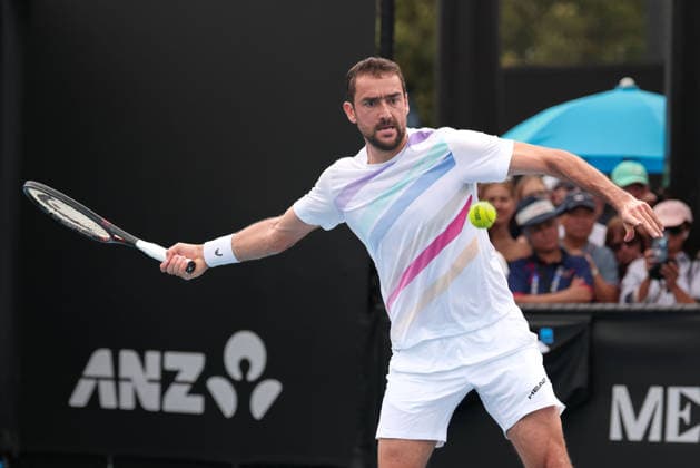 Marin Cilic (CRO), Australian Open 2026, Melbourne Park, Melbourne, Victoria, Australia. Copyright: xJuergenxHasenkopfx