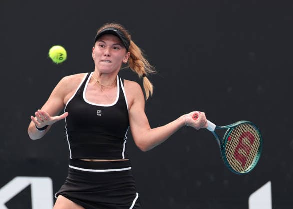 Oksana Selekhmeteva ,Australian Open 2026, Melbourne Park, Melbourne, Victoria, Australia. Copyright: xJuergenxHasenkopfx