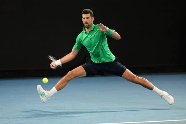Novak Djokovic during his first round match Australian Open tennis tournament, Day Two, Melbourne Park, Australia - 19 Jan 2026Melbourne Melbourne Park Victoria (VIC) Australia  Copyright: xRachelxBach Shutterstockx 16303002gf