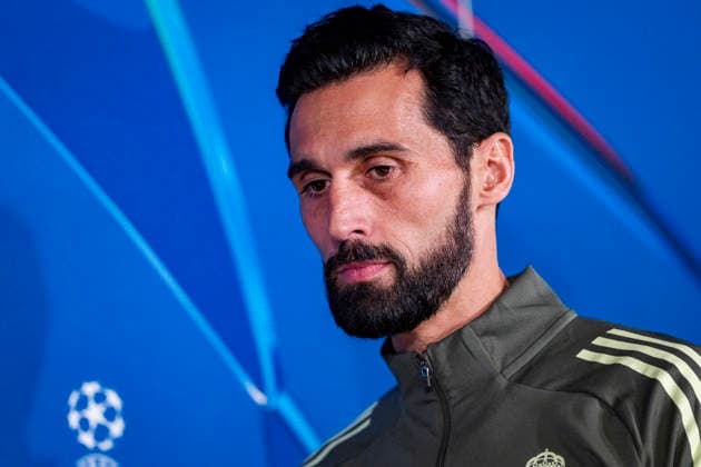 Real Madrid C.F. Training Session And press conference, PK, Pressekonferenz - UEFA Champions League 2025 26 League Phase MD7 Alvaro Arbeloa, head coach of Real Madrid, is seen arriving at the Press Conference ahead of the UEFA Champions League 2024 25 match against AS Monaco at Ciudad Real Madrid on January 19, 2026 in Madrid, Spain. Valdebebas Ciudad Real Madrid Madrid Spain Copyright: xAlbertoxGardinx AGardin_20260119_Foot_Champ_ReaMad_Press_0924