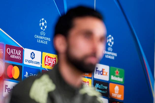 Real Madrid C.F. Training Session And press conference, PK, Pressekonferenz - UEFA Champions League 2025 26 League Phase MD7 Alvaro Arbeloa, head coach of Real Madrid, is seen speaking at the Press Conference ahead of the UEFA Champions League 2024 25 match against AS Monaco at Ciudad Real Madrid on January 19, 2026 in Madrid, Spain. Valdebebas Ciudad Real Madrid Madrid Spain Copyright: xAlbertoxGardinx AGardin_20260119_Foot_Champ_ReaMad_Press_0940