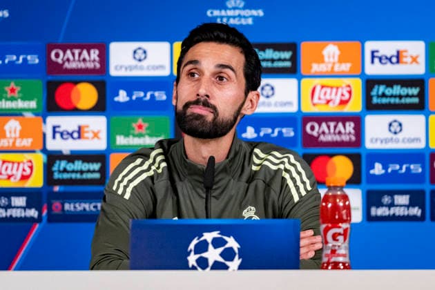 Real Madrid C.F. Training Session And press conference, PK, Pressekonferenz - UEFA Champions League 2025 26 League Phase MD7 Alvaro Arbeloa, head coach of Real Madrid, is seen speaking at the Press Conference ahead of the UEFA Champions League 2024 25 match against AS Monaco at Ciudad Real Madrid on January 19, 2026 in Madrid, Spain. Valdebebas Ciudad Real Madrid Madrid Spain Copyright: xAlbertoxGardinx AGardin_20260119_Foot_Champ_ReaMad_Press_0946