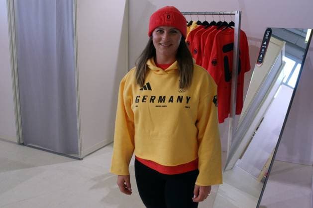 MUENCHEN, GERMANY- JANUARY 19: Ramona Hofmeister (Snowboard) at the Team Germany kit fitting for the Milano Cortina 2026 Olympic Games, Olympische Spiele, Olympia, OS on January 19, 2026 in Munich, Germany. Bavaria Germany Copyright: xPhotographer:xNilsxKoepkex
