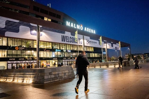 260119 Exterior view of Malmö Arena ahead of the EHF European Handball Championship preliminary round match between the Netherlands and Croatia on January 19, 2026 in Malmö. Photo: Petter Arvidson BILDBYRAN kod PA PA1126 handball handboll handball handbolls-em 2026 nederländerna netherlands croatia kroatien ehf european handball championship bbeng grappa33 arena malmö arena exteriör Copyright: PETTERxARVIDSON BB260119PA005