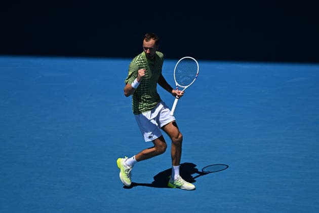 2026 Australian Open - Melbourne Daniil Medvedev (RUS) during his first round match at the 2026 Australian Open at Melbourne Park in Melbourne, AUSTRALIA, on January 19, 2026. Photo by Corinne Dubreuil ABACAPRESS.COM Melbourne Australia  Copyright: xDubreuilxCorinne ABACAx