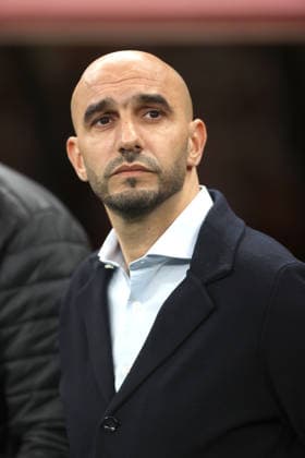 RABAT, MOROCCO - JANUARY 9: Walid Regragui Head Coach of Morocco looks on ,during the Africa Cup Of Nations Quarter-final match between Cameroon and Morocco at Prince Moulay Abdellah Stadium on January 9, 2026 in Rabat, Morocco. (Photo by BPA) SPO 