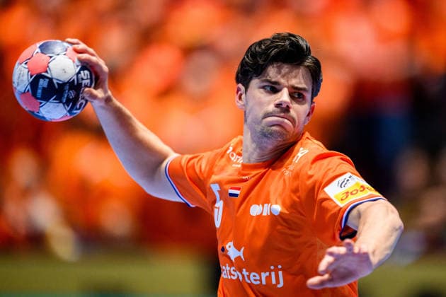 260119 Rutger ten Velde of the Netherlands during the EHF European Handball Championship preliminary round match between the Netherlands and Croatia on January 19, 2026 in Malmö. Photo: Petter Arvidson BILDBYRAN kod PA PA1126 handball handboll handball handbolls-em 2026 nederländerna netherlands croatia kroatien ehf european handball championship bbeng grappa33 Copyright: PETTERxARVIDSON BB260119PA067