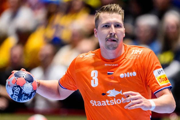 260119 Ivar Stavast of the Netherlands during the EHF European Handball Championship preliminary round match between the Netherlands and Croatia on January 19, 2026 in Malmö. Photo: Petter Arvidson BILDBYRAN kod PA PA1126 handball handboll handball handbolls-em 2026 nederländerna netherlands croatia kroatien ehf european handball championship bbeng grappa33 Copyright: PETTERxARVIDSON BB260119PA068